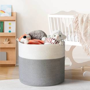 Textile and Beyond Cotton Storage Basket