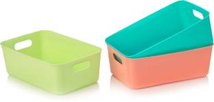 BELLERBIRD Plastic Multipurpose organizer Basket For kitchen,office,bedroom,makeup room Storage Basket