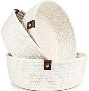 MINGET Jute Multipurpose Jute Storage Basket | Durable and Stylish Organiser Storage Basket