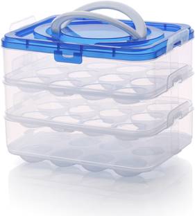 Jeeny Plastic 3 dozen egg tray Storage Basket
