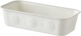 IKEA Digital Shoppy Organiser, plastic/Beige, 10x20x5 cm 00507419(Pack of 1 ) Drawer Divider