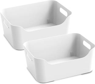 KOLORR Plastic Jolly Basket Storage Basket