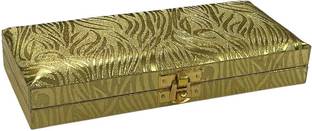 Vanya Creations Designer Cash/Shagun Box for 1 Note Packet (Golden) for Wedding, Engagement, Gift Money Box Storage Box