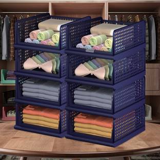HOMESTIC Plastic Storage Wardrobe Organizer for Almirah | Large Storage Box