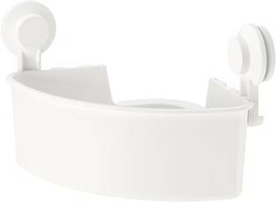 IKEA Corner shelf unit with suction cup, white Storage Box