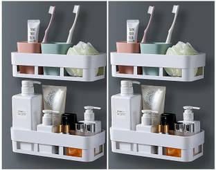 HOUSE OF VIPA Remote holder stand in wall & Wall Shelf & corner shelf Plastic Wall Shelf