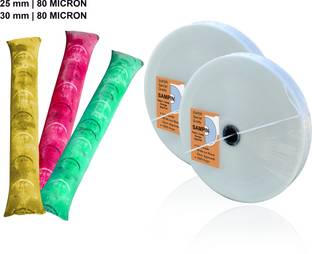 SAMPIN High QLT 25 & 30mm Pepsi Juice Pouch Roll | Juice Candy Making Packng Liquid Bag Polypropylene, Plastic Storage Pouch