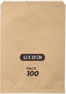 Raga Plus Flat Brown Kraft Paper Cover Medium Size Medical Cover 12CMX19CM Paper Storage Pouch