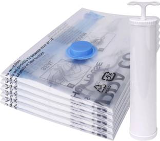 GADDA CO Reusable with Hand Pump | Space-Saving Compression Storage Travel Storage Vacuum Bags