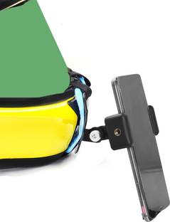 ExpressBuys Helmet Head Belt Strap Chin Mount+Mobile Holder Bracket For Mobile MotoVlogging Strap