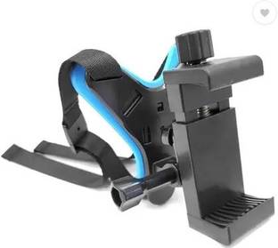 SIRION Helmet Chin Strap Mount Bike Helmet Holder with Mobile Clip For Go pro Camera Strap