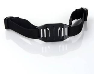 Action Pro Vented Adjustable Head Helmet Strap Belt Go Pro Mount HoldeAdapter For Sport Gopro HD Hero 1 2 3 4 5 Sj Cam Yi Camera Accessories-Black Strap