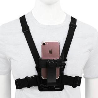subton Camera Chest Belt Strap+J-Mount+Pole Mount+360 Mobile Bracket for MotoVlogging Strap