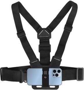 Hiffin Adjustable Body Harness Chest Belt Strap With Mobile Clip Strap