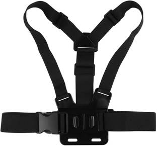MOODY Adjustable Chest Mount Action Camera Harness Strap Compatible with GoPro Strap