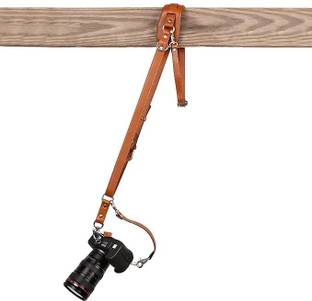 SUPERNIC Leather Solo Camera Strap Now with Snap Shackle Hooks Strap