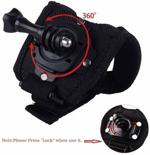 quikprof 360° Rotation Glove Style Band Wrist Strap Mount Strip Belt For Gopro Strap