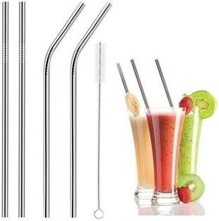 ABlue Clipper Bent Drinking Straw