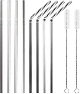 ABlue Clipper Bent Drinking Straw