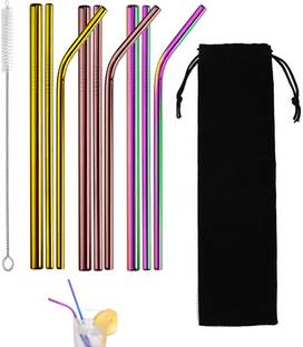 SUPVOX Bent Drinking Straw