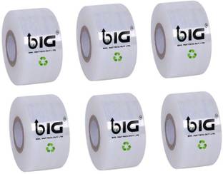 BIPLPACTECH 7.5 cm 328 ft Oxo-Biodegradable Packing Material (Pack of 6) Transparent stretch film roll