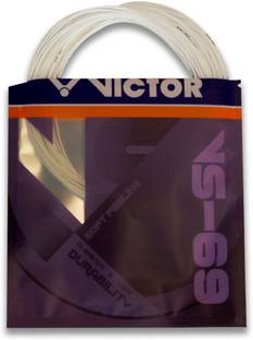 VICTOR VS-69 Soft Feeling Durability Badminton String (0.69mmX10m) Pack of 2, 0.69 Badminton String - 10 m