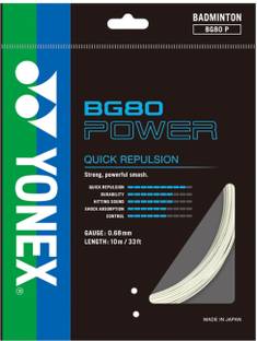YONEX BG 80 Power Quick Replusion 0.68 Badminton String - 10 m
