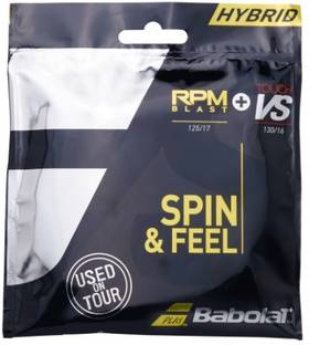 BABOLAT HYBRID RPM Blast 125 + Touch VS 130 16 Tennis String - 12 m