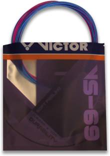 VICTOR VS-69 Soft Feeling Durability Badminton String Pack of 2,Purple/Blue, 0.69 Badminton String - 10 m