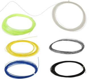 JRYU Badminton Bat Rackets String 0.7 Badminton String - 9 m