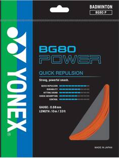 YONEX BG80 Power Quick Replusion 0.68 Badminton String - 10 m