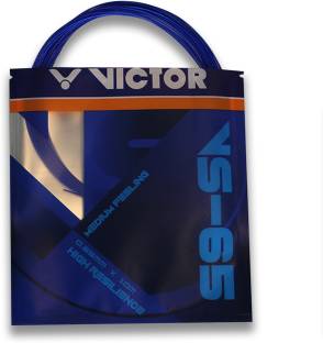 VICTOR VS-65 Medium Feeling High Resilience Badminton String (0.65mmX10m) Pack of 2, 0.65 Badminton String - 10 m