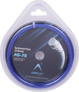 ArrowMax Badminton String Guts For Rackets 0.75mm Gauge Premium Quality Multifilament 0.75 Badminton String - 10.3 m