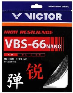 VICTOR VBS-66N Professional Badminton String- Pack of 2 0.66 Badminton String - 10 m