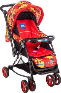 MeeMee Baby Stroller Pram for 0-3 Years| Rocking Function| Height Adjustable Handle Stroller Cum Rocker