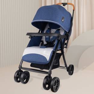 R for Rabbit PoppinsJoy Stroller with 5 Point Safety Harness | Compact Fold & Travel Friendly Stroller