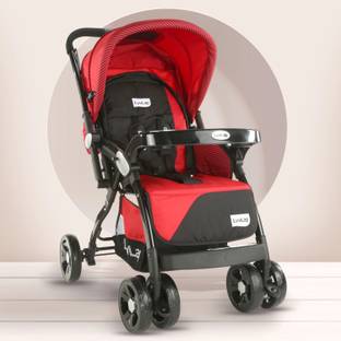LuvLap Galaxy Stroller/Pram, Extra Large Seating Space, Easy Fold, Baby/Kids, 0-3 years Stroller