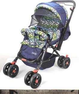 TOBY Newborn baby pram stroller 3 different seat position ,canopy and backrest Twin Strollers & Prams