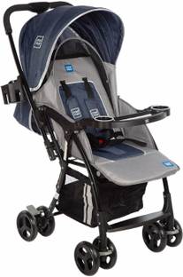 MeeMee Premium Baby Stroller Pram for 0-3 Years| Safety Lock and 3-Seat Positions Pram