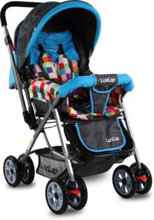 LuvLap Sunshine Stroller/Pram, Easy Fold, for Newborn Baby/Kids, 0-3 Years, Stroller
