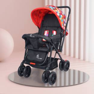 R for Rabbit LOLLIPOP LITE - THE COLORFUL PRAM/ BABY STROLLER (Red Black) Stroller