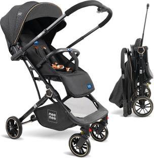 MeeMee Jet Set Baby Stroller/Pram for 0-3 Years, New Born/Kids, 5 Point Safety Harness Pram