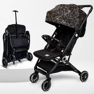 BeyBee Premium All-Terrain Baby Stroller, One-Hand Fold, Reversible Seat, Newborn PRAM Stroller