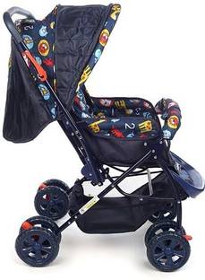Ezaakart blue-big pram Stroller