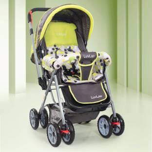 LuvLap Sunshine Stroller/Pram, Easy Fold, for Newborn Baby/Kids, 0-3 Years, Stroller