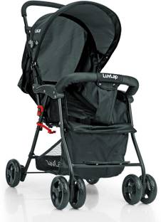 LuvLap Apollo Stroller with Multi-Position Recline, Lightweight, 3-Point Safety Harness Stroller
