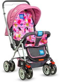 MeeMee Little Explorer Baby Stroller for 0-3 Years, Baby & Kids, 5 Point Safety Harness Pram