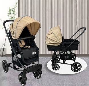 Golden Bee Royal Crown Stroller/Parm for Infant, 2 in 1 Transformable, Baby Age 0-3 Years Pram