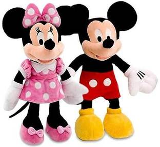 Nihan Enterprises Soft & Cool Micky Mouse(30cm) with Beautiful Minni cambo for your kids  - 30 cm