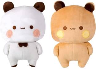 Novarisa Bear and Panda Plush Toy India Buy Bubu Dudu Teddy , Set of 2  - 25 cm